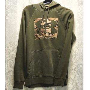 Under Armour - Pullover Hoodie - Green Camo - Size S - *READ DESCRIPTION*